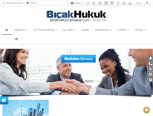 Tablet Screenshot of bicakhukuk.com